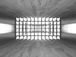 Abstract geometric concrete architecture background