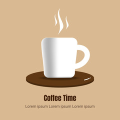 Poster Coffee Cup Pattern icon