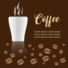 Poster Coffee Cup Pattern icon