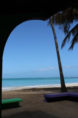 Fototapeta na wymiar Caribbean beach in Puerto Rico