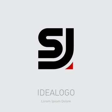 S and J initial logo. JS initial monogram logotype. SJ - Vector design element or icon.