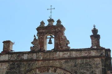 Fototapeta na wymiar Church bell in San Juan (Puerto Rico)