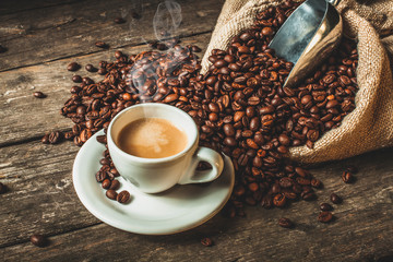 coffee background - obrazy, fototapety, plakaty