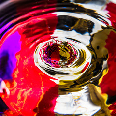 Water drops on colorful background 20