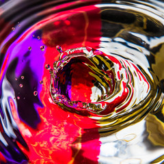 Water drops on colorful background 21