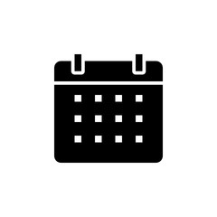 Calendar vector icon. This icon use for admin panels, website, interfaces, mobile apps 