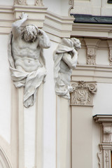 Fototapeta premium baroque palace (upper belvedere) in Vienna (Austria)