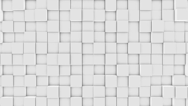 Cubes sliding back and forth background, seamless loop