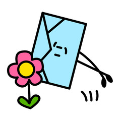 お花を見るメール