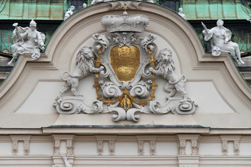 Fototapeta na wymiar baroque palace (upper belvedere) in Vienna (Austria)