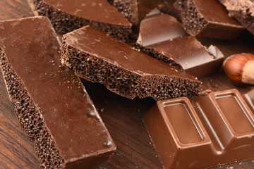 porous chocolate