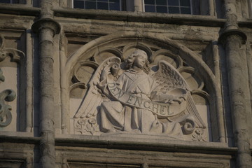 Masonry close up in Ghent