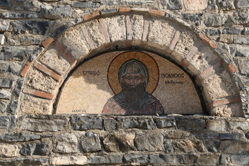 Temple on Mount Olympus in Greece