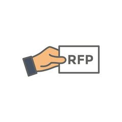 RFP Icon - request for proposal concept or idea
