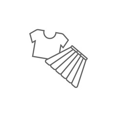 Clothes, mall, shopping icon. Element of trade mall icon. Thin line icon for website design and development, app development. Premium icon
