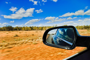 Road Outback Mirror Back