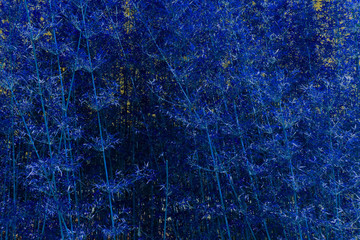Blue Bamboo Texture