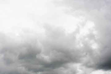 cloudy sky with heavy clouds