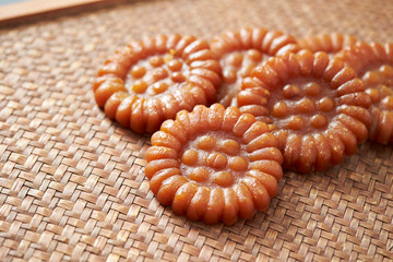 Yakgwa, Korean traditional honey cookie 