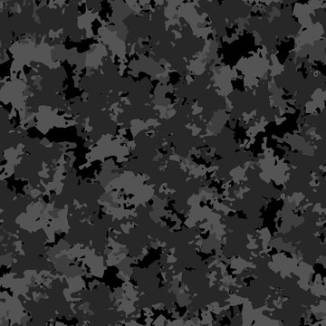 Urban camouflage of various shades of black and grey colors