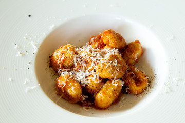 Fresh Gnocchi in Tomato Sauce