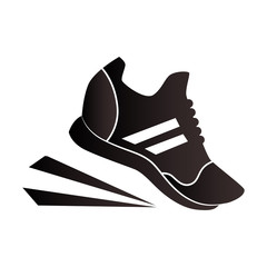 Sport shoe vector icon.