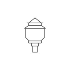 Street light, Holland icon. Element of Holland icon. Thin line icon for website design and development, app development. Premium icon