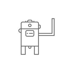 Plumber, boiler icon. Element of plumber icon. Thin line icon for website design and development, app development. Premium icon
