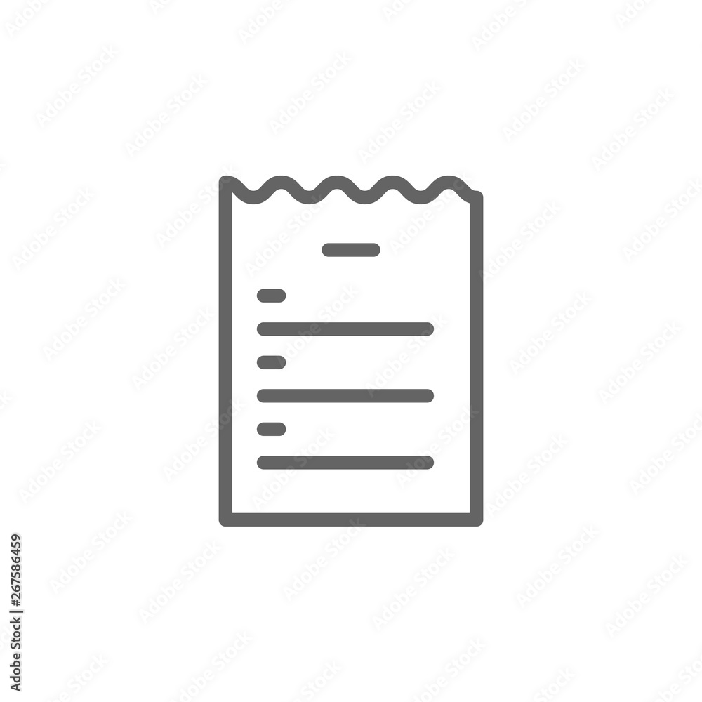 Poster movie script icon. element of theatre icon. thin line icon for website design and development, app d