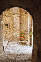 Obraz premium The town of Frosolone in the Molise region
