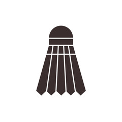Badminton symbol vector icon. 