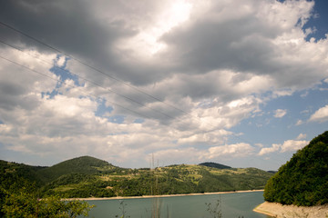 Scenic view of a lake 