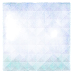 Obraz premium Abstract watercolor with triangle pattern