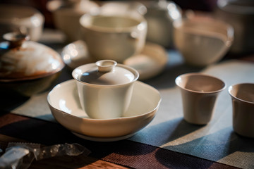 Cover bowl in tea ceremony