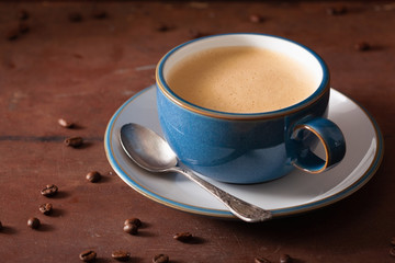 bulletproof coffee, keto paleo drink blended with butter and coconut oil