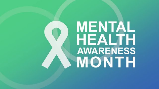 Mental Health Awareness in May an annual campaign in the United States highlighting awareness of mental health.  Can be used for presentations and banners.
