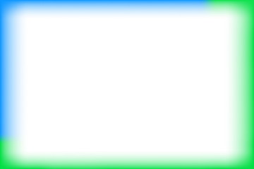 blue and green border rectangle blur and smooth white for background banner and blank copy space, banner frame watercolor art square empty, colorful frame templates slide show document presentation
