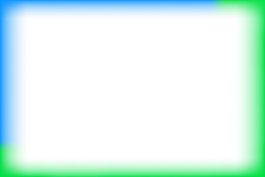 blue and green border rectangle blur and smooth white for background banner and blank copy space, banner frame watercolor art square empty, colorful frame templates slide show document presentation