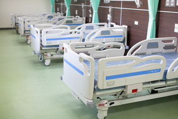 Mobile Hospital Bed, electric Variable Height,Medical Equipment.