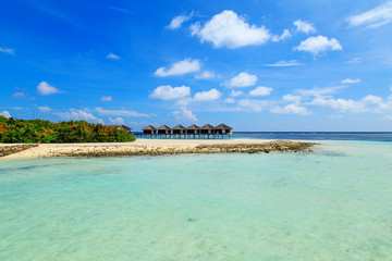 The charming scenery of maldives