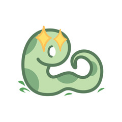 snake cartoon character cute isolated on white background, beautiful snake cartoon characters cute, clip art snake blue lovely and funny, clipart snake mascot cartoon green pastel color