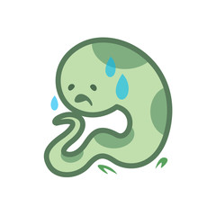 snake cartoon character cute isolated on white background, beautiful snake cartoon characters cute, clip art snake blue lovely and funny, clipart snake mascot cartoon green pastel color