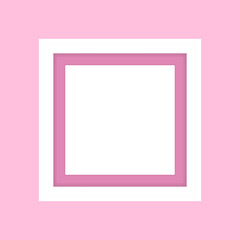 blank picture frame white, framework wooden white on pink pastel background for picture, white frame on pink soft color isolated, blank vintage frame image cute, empty frames picture chic luxury