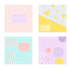 Cute design website template.