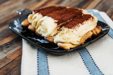 Classical Dessert homemade Tiramisu Cake