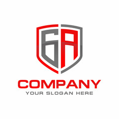 GA initial Logo Design