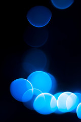 bokeh blue