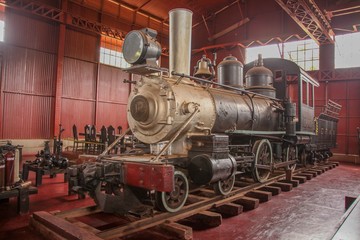 old steam train estrada de ferro madeira Mamore 