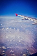 view from airplane window