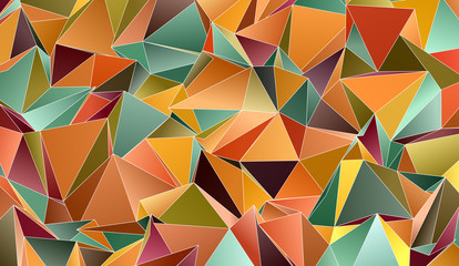 Abstract Low-Poly background. triangulated texture. Design 3d. Polygonal geometrical pattern. Triangular modern style